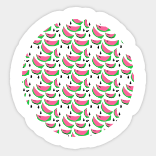 Sweet ripe watermelon Sticker